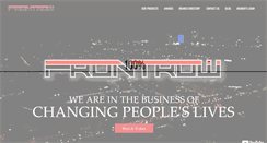Desktop Screenshot of frontrowofficial.com